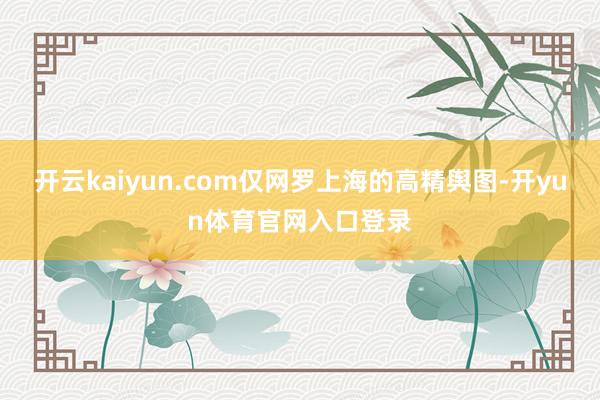 开云kaiyun.com仅网罗上海的高精舆图-开yun体育官网入口登录